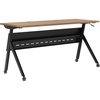 Walnut Top/Black Frame