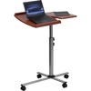 image:imageFlash Furniture Dunbar Angle and Height Adjustable Mobile Laptop Computer Table with Cherry Top