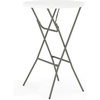 image:imageFlash Furniture Elon Round Folding Bar Height Table for Parties and Commercial Events IndoorOutdoor Plastic Bar Height Folding Table 32 BlackWhite