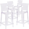 image:imageFlash Furniture Emilie Ghost Counter Stool with Square Back in Transparent Crystal4 Pack