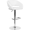 White Vinyl/Chrome Frame
