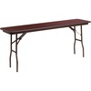 image:imageFlash Furniture Floyd 6Foot High Pressure Mahogany Laminate Folding Training Table