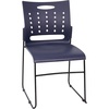image:imageFlash Furniture HERCULES Series 881 lb Capacity Navy Sled Base Stack Chairs with AirVent Back Set of 5Navy