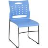 image:imageFlash Furniture HERCULES Series 881 lb Capacity Yellow Sled Base Stack Chair with AirVent BackBlue