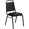 image:imageFlash Furniture HERCULES Series Trapezoidal Back Stacking Banquet Chair in Burgundy Vinyl  Silver Vein FrameBlack VinylBlack Frame