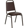 image:imageFlash Furniture HERCULES Series Trapezoidal Back Stacking Banquet Chair in Burgundy Vinyl  Silver Vein FrameBrown VinylCopper Vein Frame