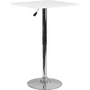 image:imageFlash Furniture Hampstead Collection End Table  Modern White Finish End Table  Crisscross Matte Black FrameWhite