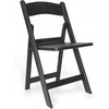 image:imageFlash Furniture Hercules Commercial IndoorOutdoor Folding Event Chair Wood Look WeatherResistant Lightweight Design Versatile Use Set of 4 ChestnutBlack