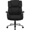 image:imageFlash Furniture Hercules Series 247 Intensive Use LeatherSoft Swivel Office Chair Ergonomic HighBack Executive Chair with Padded SeatArms BlackBlack Fabric