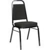 image:imageFlash Furniture Hercules Series Trapezoidal Back Stacking Banquet Chair with 25 Thick Seat in Black Fabric  Black FrameBlack FabricBlack Frame