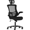 image:imageFlash Furniture Kelista HighBack Swivel Office Chair with Adjustable Lumbar Support and Seat Height Ergonomic Mesh Desk Chair BlackBlack
