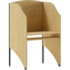 image:imageFlash Furniture Kevin Starter Student Study Carrel for Testing Centers and Classrooms Starter Study Carrel UnitPrivate Student Testing Desk GrayOak