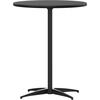 image:imageFlash Furniture Lars Black 24 Round Wood Cocktail Table with 30 and 42 ColumnsBlack