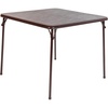 image:imageFlash Furniture Madison 5Piece Folding Card Table and Chairs Set Portable Event Table and Chairs Set BlackBrown