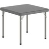 image:imageFlash Furniture Paige 24x24 Kids Folding Table with Locking Legs Commercial Grade Table Recommended for Ages 24 in Granite GrayGranite Gray