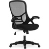 image:imageFlash Furniture Porter HighBack Swivel Office Chair with Adjustable Lumbar Support and Seat Height Ergonomic Mesh Desk Chair with FlipUp Armrests GrayBlackBlack