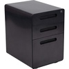 image:imageFlash Furniture Wren Ergonomic 3Drawer Mobile Locking Filing Cabinet with AntiTilt Mechanism and Hanging Drawer for Legal amp Letter Files WhiteBlack
