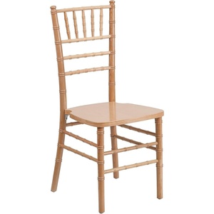 image:imageFlash Furniture 2 Pack HERCULES Series White Wood Chiavari ChairNatural