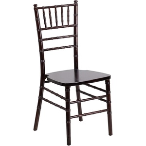 image:imageFlash Furniture 2 Pack HERCULES Series White Wood Chiavari ChairWalnut