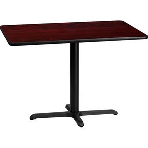 image:imageFlash Furniture 30 x 42 Rectangular Walnut Laminate Table Top with 235 x 295 Table Height BaseMahogany
