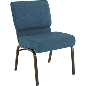image:imageFlash Furniture 4 Pack HERCULES Series 21W Church Chair in Dark Gray Fabric  Silver Vein FrameBlue FabricGold Vein Frame