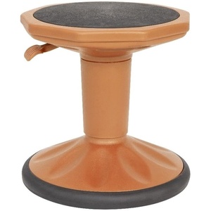 image:imageFlash Furniture Carter Adjustable Height Active Learning Stool for Classrooms Backless Wobble Stool with 360Degree Swivel 14  18 H BlueOrange