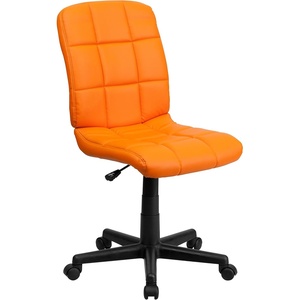 image:imageFlash Furniture Clayton MidBack Purple Quilted Vinyl Swivel Task Office ChairOrange