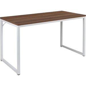 image:imageFlash Furniture Clifton Modern Office Computer Desk with Top and Bottom Storage Shelves Small Computer Desk for Home Office 28W BlackWalnut