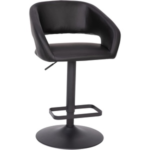 image:imageFlash Furniture Erik Contemporary Adjustable Height Barstool with Footrest and Rounded MidBack Upholstered Bar or Counter Height Stool WhiteChromeBlack VinylBlack Frame