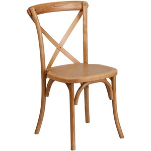 image:imageFlash Furniture HERCULES Series Early American Cross Back ChairOak