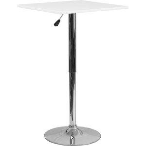 image:imageFlash Furniture Hampstead Collection End Table  Modern White Finish End Table  Crisscross Matte Black FrameWhite