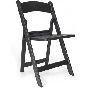 image:imageFlash Furniture Hercules Commercial IndoorOutdoor Folding Event Chair Wood Look WeatherResistant Lightweight Design Versatile Use Set of 4 ChestnutBlack
