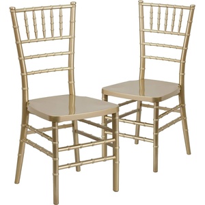 image:imageFlash Furniture Hercules Premium Series Chiavari Chairs for Formal Events and Banquets CommercialResidential AllOccasion Chairs Set of 2 Gold2