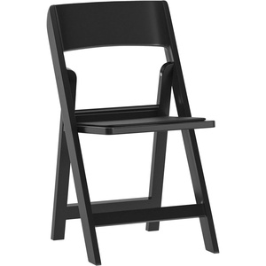 image:imageFlash Furniture Hercules Series Folding Chair  White Resin  Set of 4 800LB Weight Capacity Comfortable Event Chair  Light Weight Folding ChairBlack