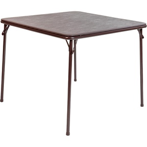 image:imageFlash Furniture Madison 5Piece Folding Card Table and Chairs Set Portable Event Table and Chairs Set BlackBrown