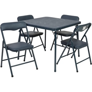 image:imageFlash Furniture Mindy Kids Navy 5 Piece Folding Table and Chair SetNavy