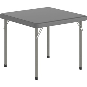 image:imageFlash Furniture Paige 24x24 Kids Folding Table with Locking Legs Commercial Grade Table Recommended for Ages 24 in Granite GrayGranite Gray