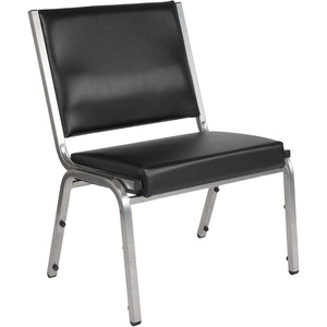 image:imageNew Item Type Name 4 Pk HERCULES Series 950 lb Rated Bariatric medical Reception ChairBlack Vinyl