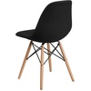 image:imageFlash Furniture 2 Pack Elon Series Milan Patchwork Fabric Chair with Wooden LegsGenoa Black