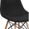 image:imageFlash Furniture 2 Pack Elon Series Milan Patchwork Fabric Chair with Wooden LegsGenoa Black