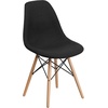 image:imageFlash Furniture 2 Pack Elon Series Milan Patchwork Fabric Chair with Wooden LegsGenoa Black