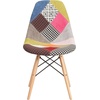 image:imageFlash Furniture 2 Pack Elon Series Milan Patchwork Fabric Chair with Wooden LegsMilan Patchwork