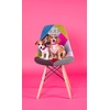 image:imageFlash Furniture 2 Pack Elon Series Milan Patchwork Fabric Chair with Wooden LegsMilan Patchwork