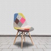 image:imageFlash Furniture 2 Pack Elon Series Milan Patchwork Fabric Chair with Wooden LegsMilan Patchwork