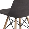 image:imageFlash Furniture 2 Pack Elon Series Milan Patchwork Fabric Chair with Wooden LegsSiena Gray