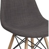 image:imageFlash Furniture 2 Pack Elon Series Milan Patchwork Fabric Chair with Wooden LegsSiena Gray