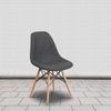 image:imageFlash Furniture 2 Pack Elon Series Milan Patchwork Fabric Chair with Wooden LegsSiena Gray