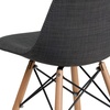 image:imageFlash Furniture 2 Pack Elon Series Milan Patchwork Fabric Chair with Wooden LegsSiena Gray