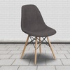image:imageFlash Furniture 2 Pack Elon Series Milan Patchwork Fabric Chair with Wooden LegsSiena Gray