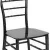 image:imageFlash Furniture 2 Pack HERCULES Series Champagne Resin Stacking Chiavari ChairBlack